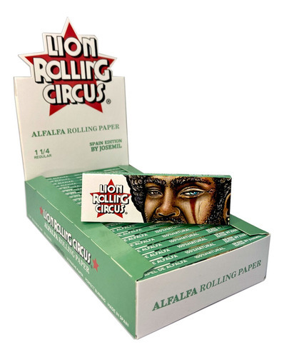 Caixa Seda Lion Rolling Circus Alfafa Mini Size