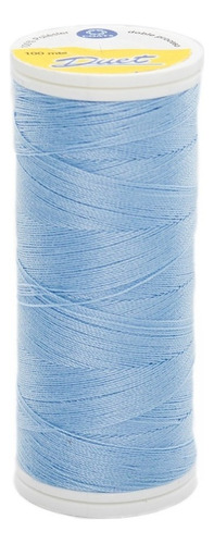 Caja 12 Pzas Coats Hilo Alta Costura Poliéster T6993 Duet Color T6993-4350 Azul Claro