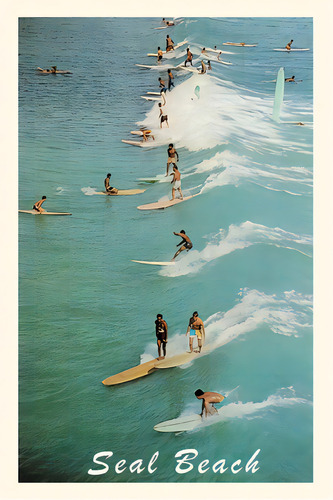 Vintage Journal Seal Beach Surfers, De Found Image Press. Editorial Found Image Pr, Tapa Blanda En Inglés