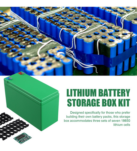 Caja De Almacenamiento De Baterías De Litio De 12 V, Batería