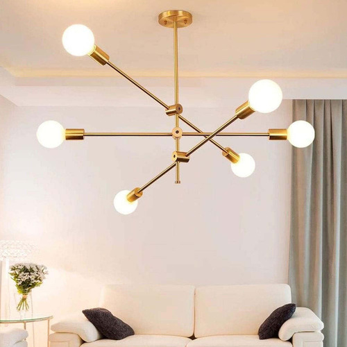 Lustre Pendente Sputnik Ipanema Moderno Articulável Sala