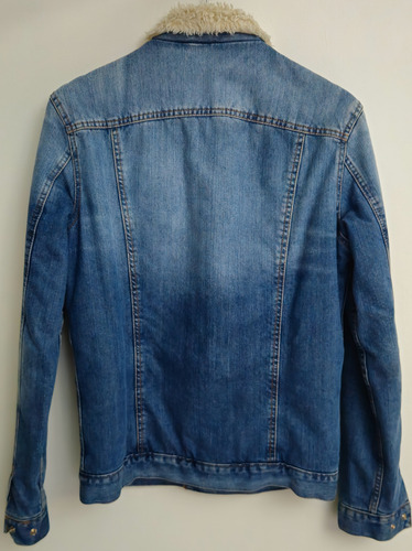Campera De Jeans Con Corderito Bensimon (Usado)