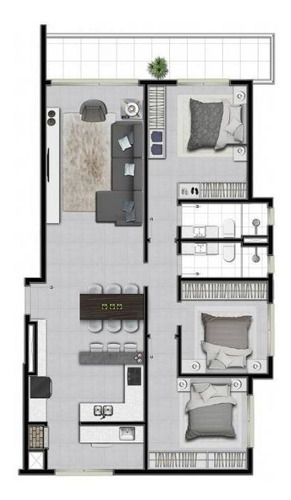 Imagem 6 de 9 de Apartamento - Nossa Senhora De Lourdes - Ref: 7499 - V-7499