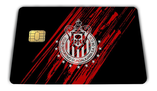 Sticker Para Tarjeta Modelo Futbol (4001504tcb) Chivas