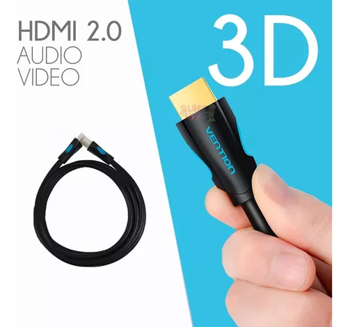 Cable HDMI 2 metros TAIKA 2K/4K/3D/Full HD/Super HD 60HZ