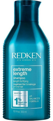 Shampoo Fortalecedor de largos Cabello Quebradizo Extreme Length 300ml