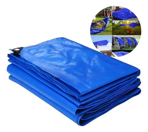 Carpa Toldo Lona Impermeable Cubre Autos Cobertor 4x5 Mts