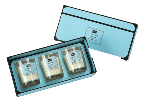D Set De Regalo De Velas De Aromaterapia Con Flores De