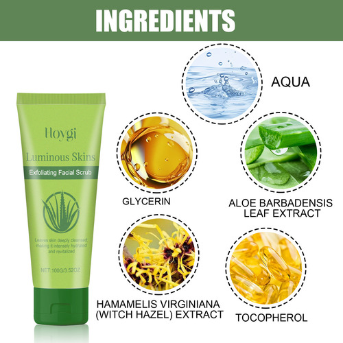 Esfoliante Facial Esfoliante Esfoliante Natural Esfoliante F