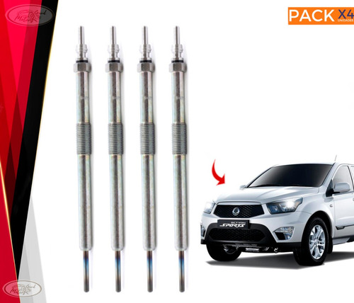 Pack 4 Uds Bujias Ssangyong Actyon Sport 2.0 2016-2017