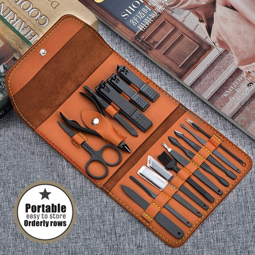 Atimier Set De Manicura Pedicura Profesional Estuche 16pz