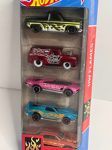 Carro Hot Wheels H Flames Die Cast 1:64 Multicolor 2024 Multicolor