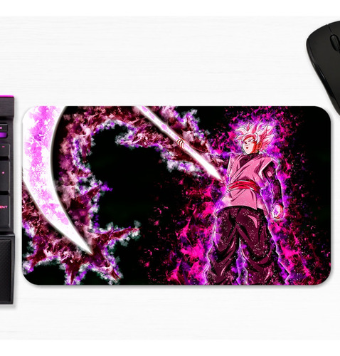 Mouse Pad Goku Black Espada De Ki Dragon Ball Super Gamer M