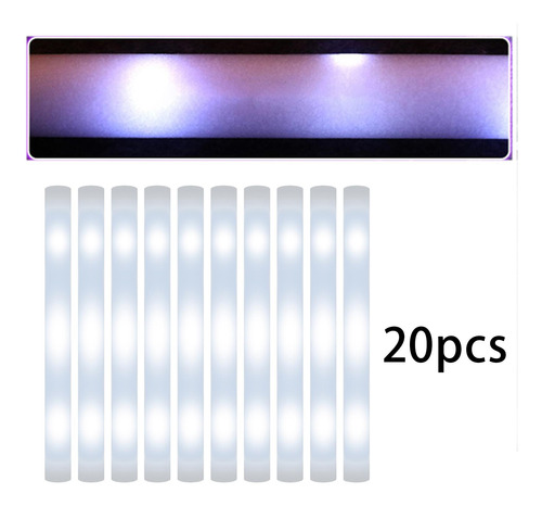 Barras Luminosas Led, Barras De Espuma Iluminadas 20 Piezas