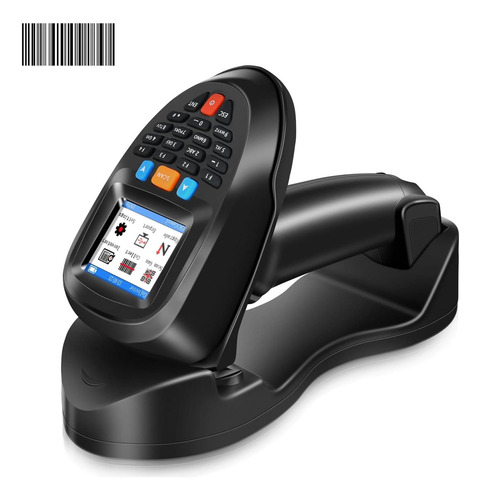 Scanner De Código De Barras Sem Fio Jrhc Com Suporte