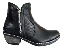 Comprar Botas De Taco Chino De Mujer Cuero Vacuno Botinetas Con Taco