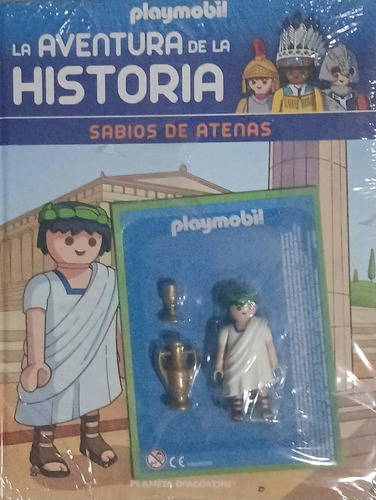 Enciclopedia De Historia + Playmobil. Sabios De Atena.