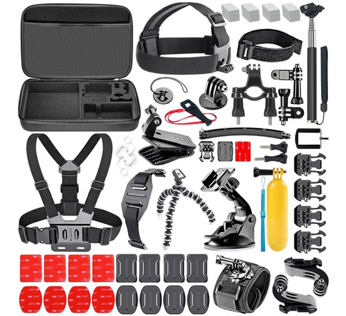 Kit Accesorios Gopro For Hero 2 3 4 5 6 7 Mas De 70 Piezas