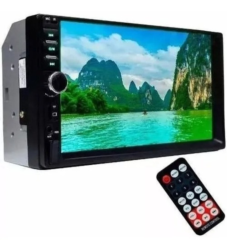 Multimidia Tela 7 Lcd Touch Screen Audio E Video 7012b