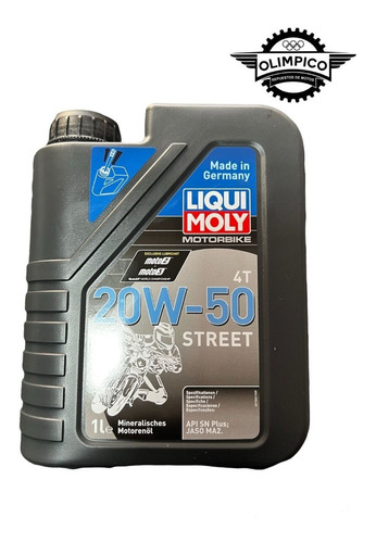 Aceite Liquimoly  20w-50 4t Motorbike Street