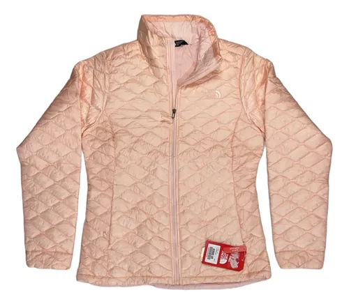 Pink thermoball north face deals