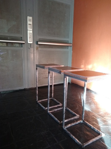 Mesa Arrime Para Sillones Estilo Industrial