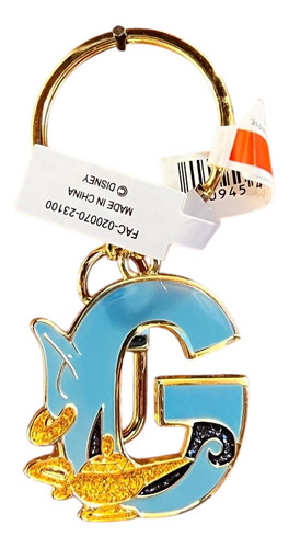 Llavero Con Inicial De Personajes Disney Parks Orig Letra G