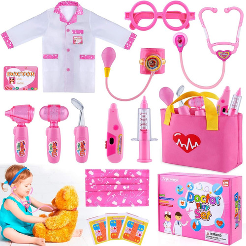 Kit De Doctor Para Niños,  Kids Doctor Kit Con Estetos...