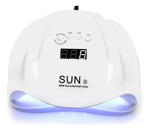 Lampara Led Uv Sun X 54w Esmalte Permanente Uñas Manicure