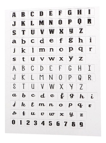 2 Sello Claro Letras 11x16cm