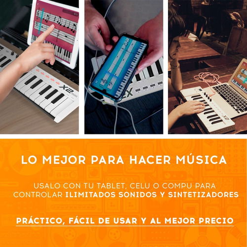 Teclado Controlador Midiplus Akm320 Midi Usb 32 Teclas