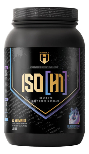 Hosstile Iso H1 30 Servicios 900 Gr Sabor Mora Azul Donuts