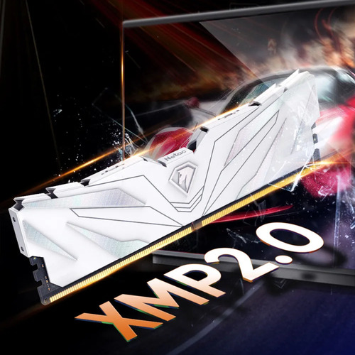 Memoria Ram Ddr4 Gamer Netac 2 X 16gb 3200 Branco 32 Gigas