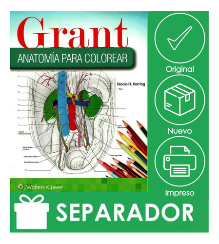 Grant. Anatomía Para Colorear. Original