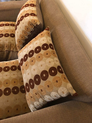 Juego Living Sofa Sillon 2 Cuerpos