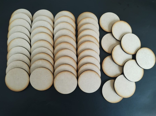 Imagen 3 de 3 de 50 Circulos Mdf 5 Cm