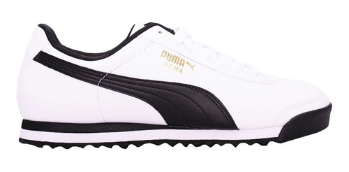 Tenis Original Puma Roma Basic Blanco Negro Unisex 353572-04