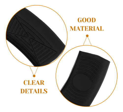 2 Pares De Capas Para Alças De Panela: Silicone Resistente A