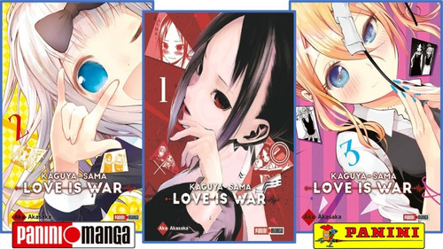 Kaguya Sama Love Is War 1 2 3 Pack Manga Panini Español