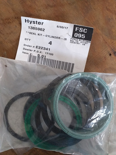  Kit De Sellos De Cylindro N/p 1385962 Hyster 