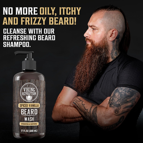 Sabonete Para Barba Viking Revolution Spiced Vanilla 500ml C