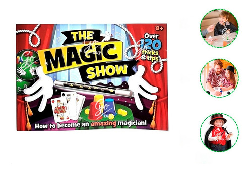 Kit Magia Niños Adultos 120 Trucos Diferentes Juego Magia