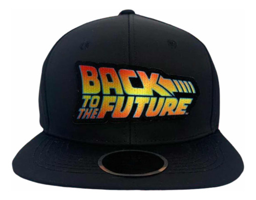 Gorra Back To The Future/ Volver Al Futuro Snapback Negra