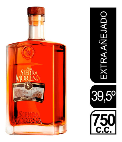 Ron Sierra Morena Extra Añejo 5 Años 750cc