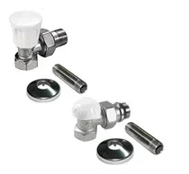 Comprar Kit Conexion Radiador Completo Valvulas + Niples + Rosetas