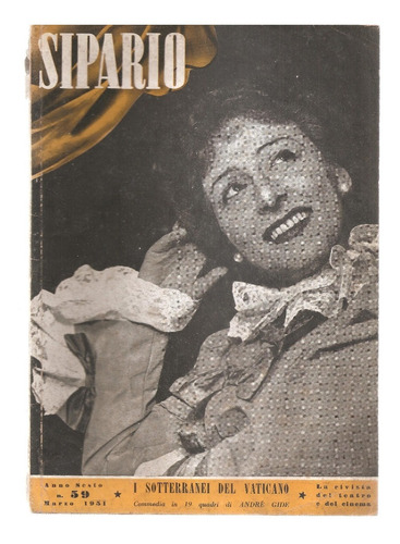 Revista Sipario Teatro Cinema Italiano Nº 59 Marzo 1951