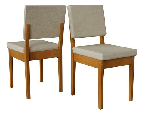 Conjunto Mesa Filadélfia Com Vidro 6 Cadeiras Miami Tecido