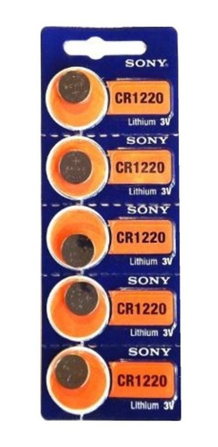 Pilha Bateria Botão Moeda Cr1220 Lithium 3v Original