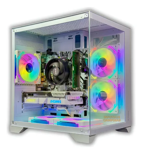 Pc Gamer Ryzen 5 5500 Rtx 3050 16gb Ssd 512gb Branco Premium