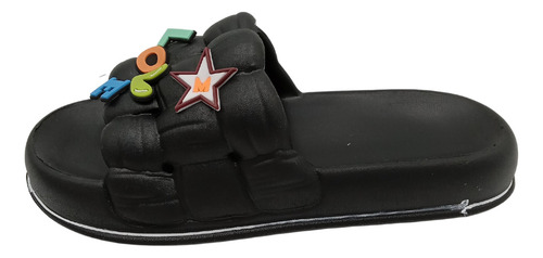 Sandalia Dama Slide Tipo Pantufla Pines Moda Tallas 23 Al 26
